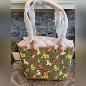 Disney Lion King Dooney And Bourke Tote Handbag New